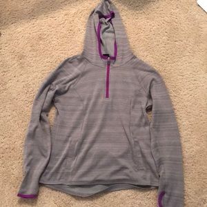 Gray Fila Quarter Zip Sweatshirt
